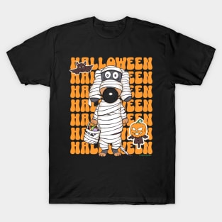 Cute Funny Halloween Doxie Dachshund Mummy T-Shirt